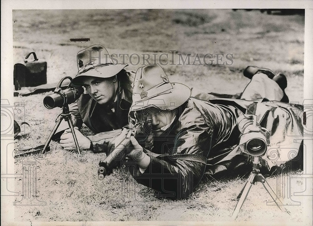 1938 Marksmen Of The Services Compete In Festival Of Marksmanship - Historic Images