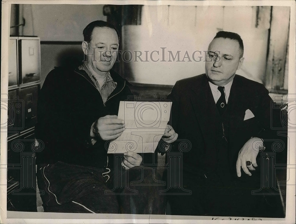 1936 Convicted Felon Ed Butler Released On Parole By Governor Landon - Historic Images