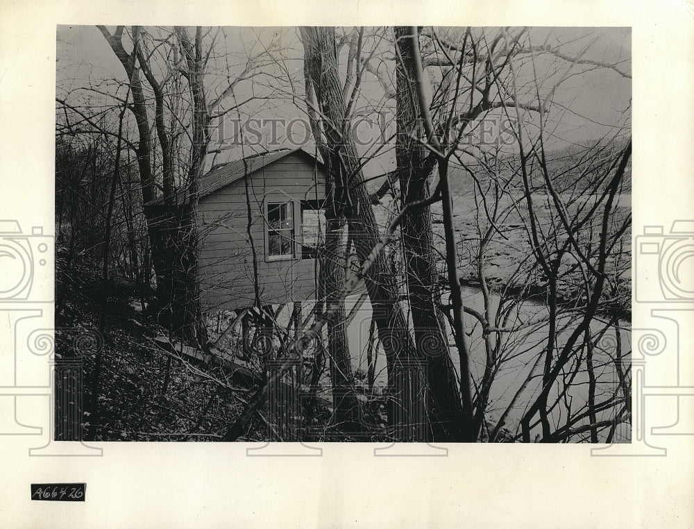 1930 Press Photo flood damaged building - nea61478 - Historic Images