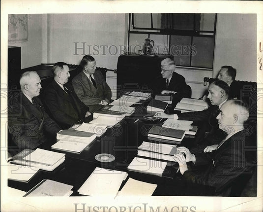 1941 Press Photo Army and Navy, Arnold, Bryden, Marshall, Stark, Intersoll - Historic Images