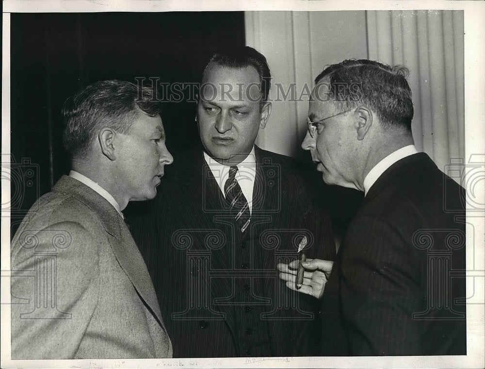 1936 James R. Sullivan, Rep. Scott W. Lucan, C. Jasper Bell - Historic Images