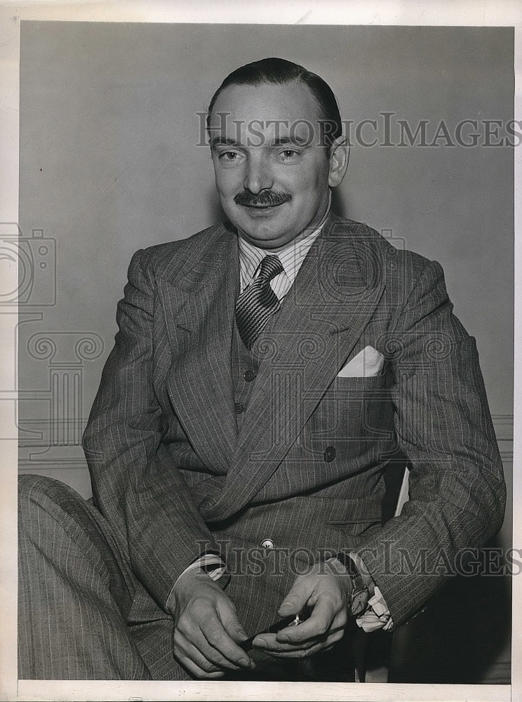 1947 Press Photo Colonel A.W. Shepard, Chied fo British Economic Mission - Historic Images