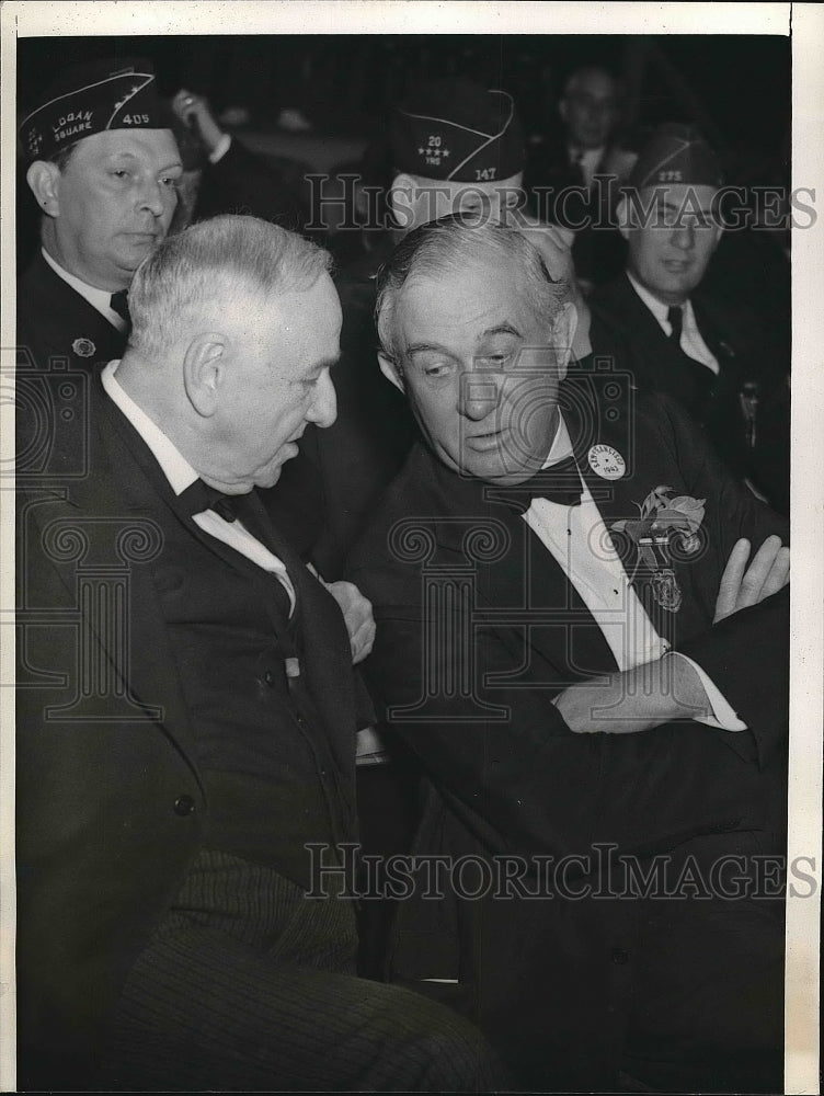 1941 Josephus Daniels and Tom Connally at American Legion convention - Historic Images