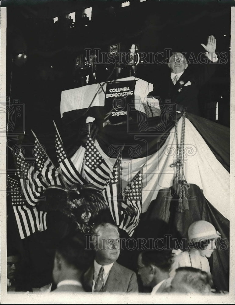 1932 Congressman Bertram Snell Addresses GOP Convention  - Historic Images