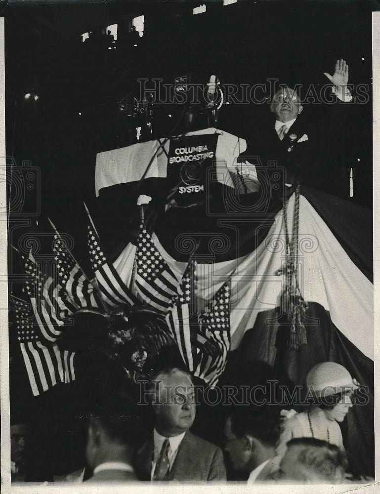 1932 Congressman Bertrand H. Snell of NY Addresses GOP Convention - Historic Images