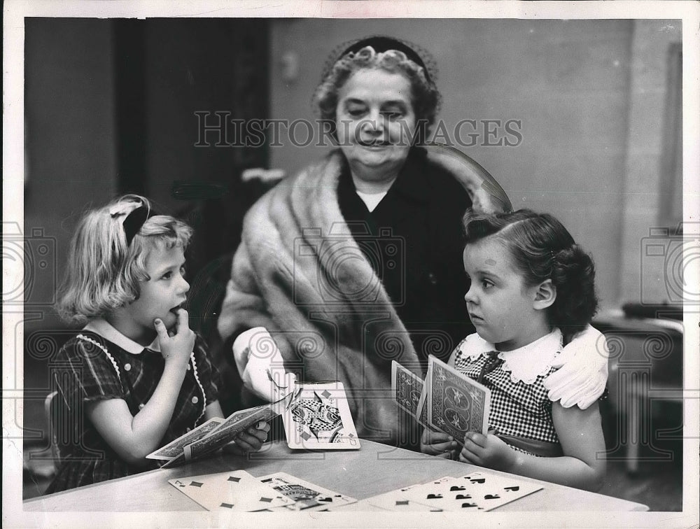 1960 Mrs. McGrail of Auxiliary of the Society for Crippled Children - Historic Images
