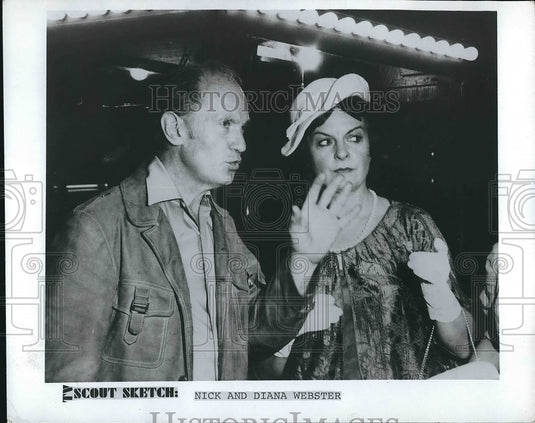 1971 Nick an Diana Webster  - Historic Images