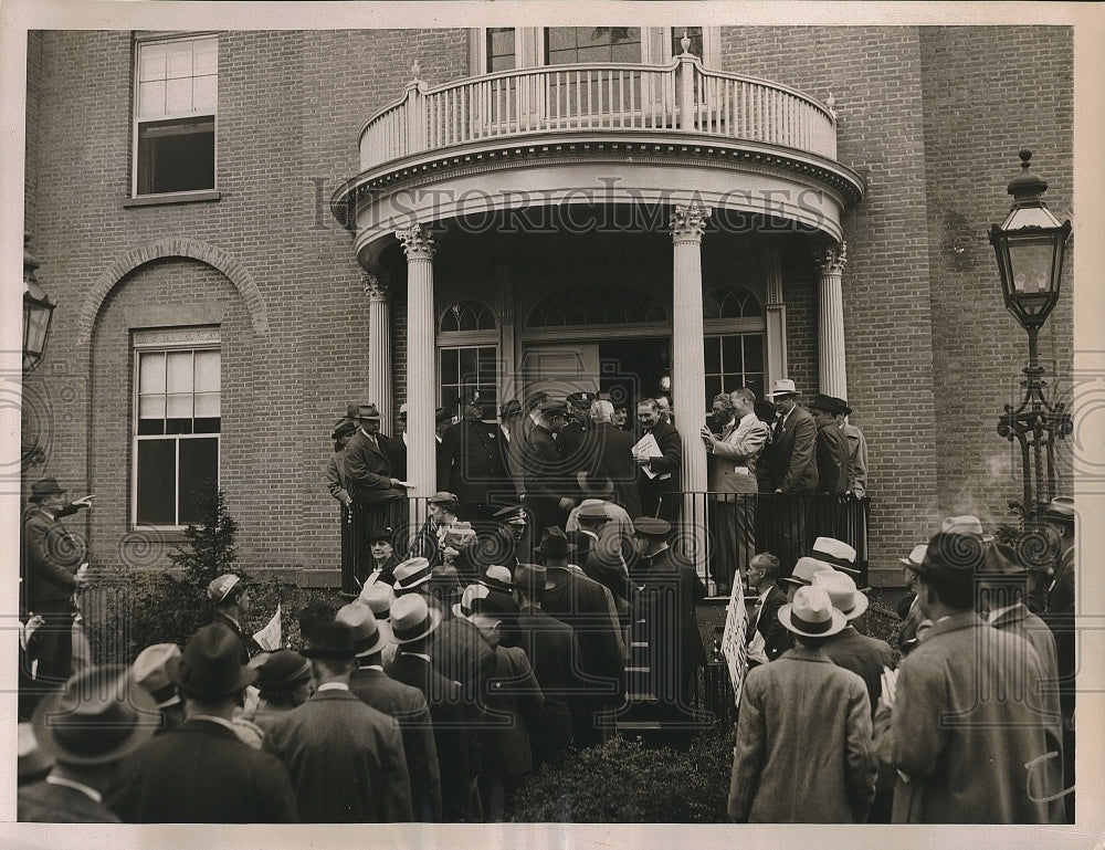 1936 Press Photo Justice William Bleakley Fort Orange Club - nea62182 - Historic Images