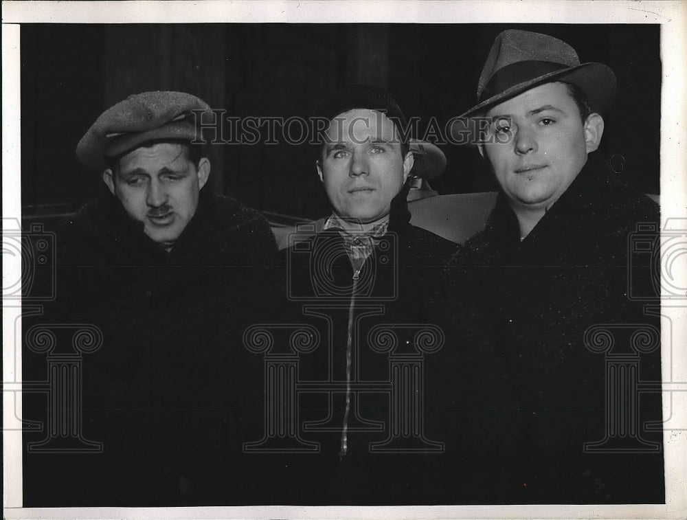 1944 Press Photo Craig Melinger, Joseph Balint &amp; Michael Noyes Die in Bus Crash - Historic Images