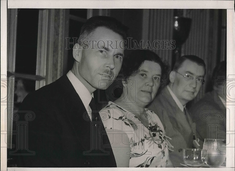 1938 Reverend Yrjo Joki, Mme Eruast &amp; Kaarlo Kuus of Finland - Historic Images