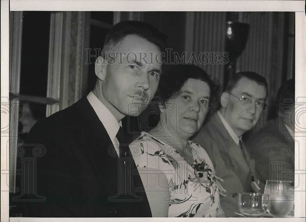 1938 Reverend Yrjo Joki, Mme Eruast & Kaarlo Kuus of Finland - Historic Images