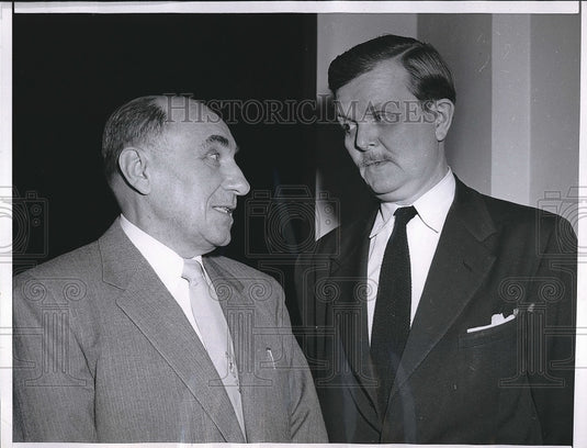 1956 Leo Fisher; Edmund Hatfield  - Historic Images