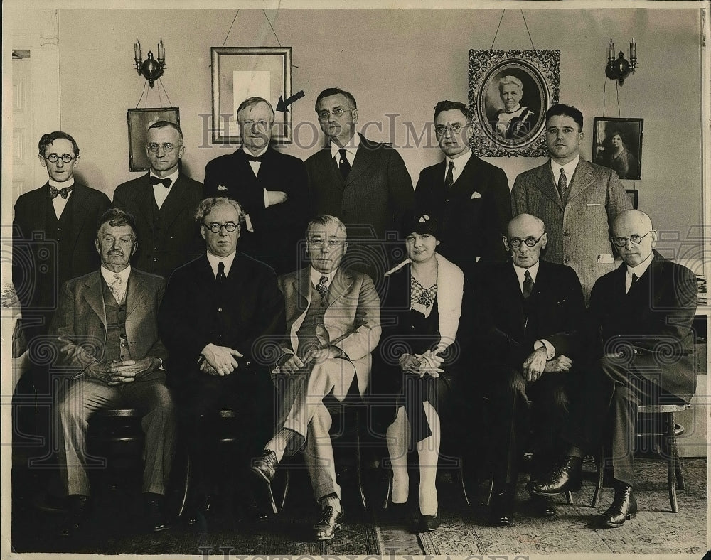 1929 Rev. C. Loney, M. Schimpf, Dr. T Shields, Dr. F. Oliver - Historic Images
