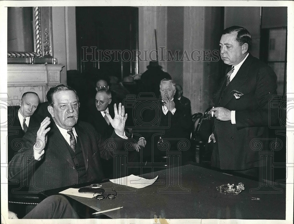 1935 Press Photo W.L Harris, Member of Harrison Dose Stock Brokerage Firm - Historic Images