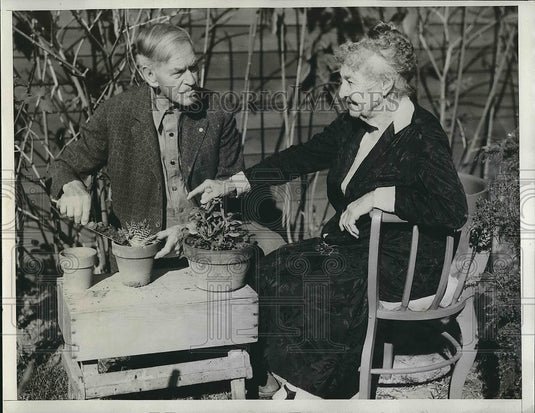 1934 Press Photo Mr & Mrs Charles Hoxie of Los Angeles - nea62423 - Historic Images