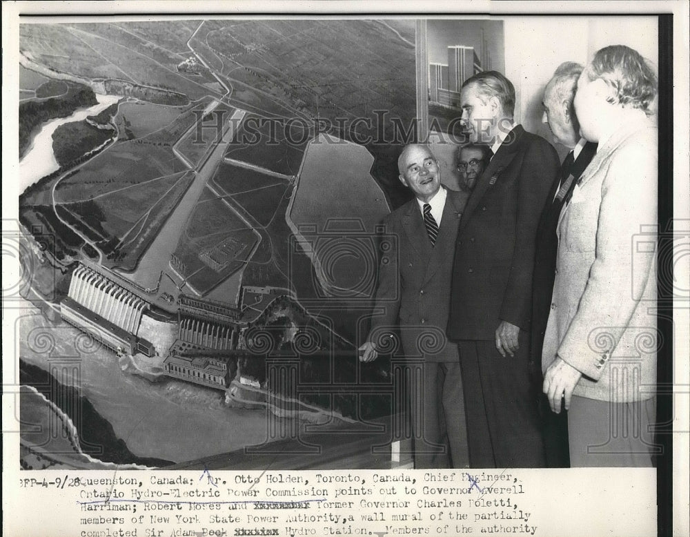 1956 Dr Otto Holden Cheif Engineer Ontario Hydro Electric Power Comm - Historic Images