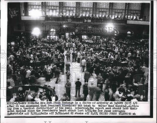 1956 New York Stock Exchange New York  - Historic Images