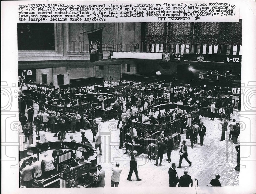 1962 New York Stock Exchange  - Historic Images