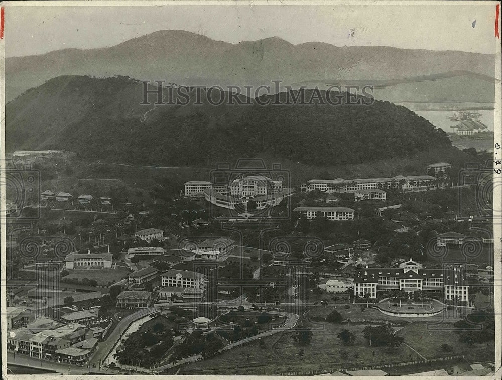 1922 Ancon Hospital near Panama Canal, essential to canal project - Historic Images
