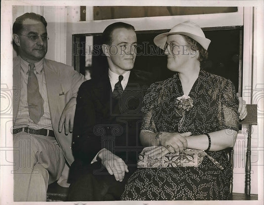 1938 Press Photo Paul Dwyer Confessed to Killing Dr & Mrs JG Littlefield - Historic Images