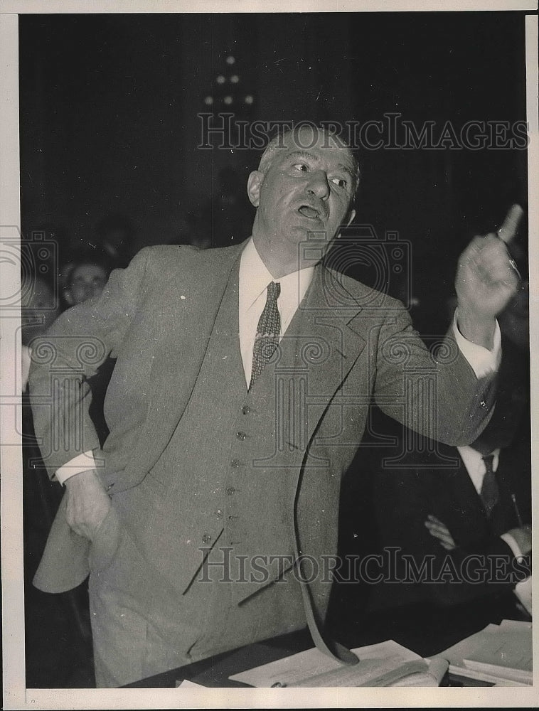 1936 Press Photo Nathan Burkam ASVAP Attorney - nea62696 - Historic Images