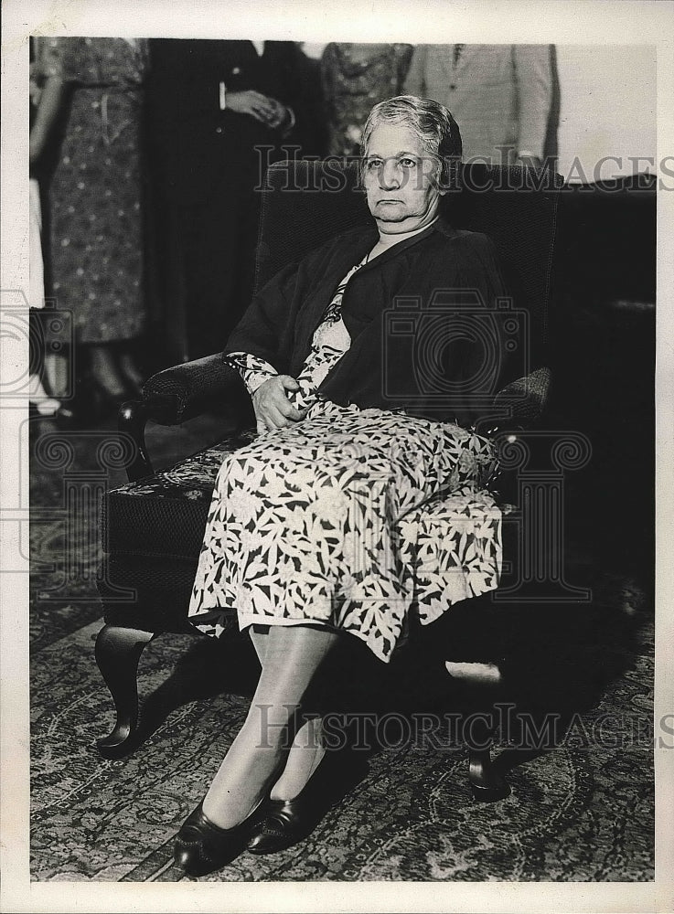 1933 Press Photo Mrs Gerardo Machado Wife of Deposed Pres of Cuba - nea62739-Historic Images