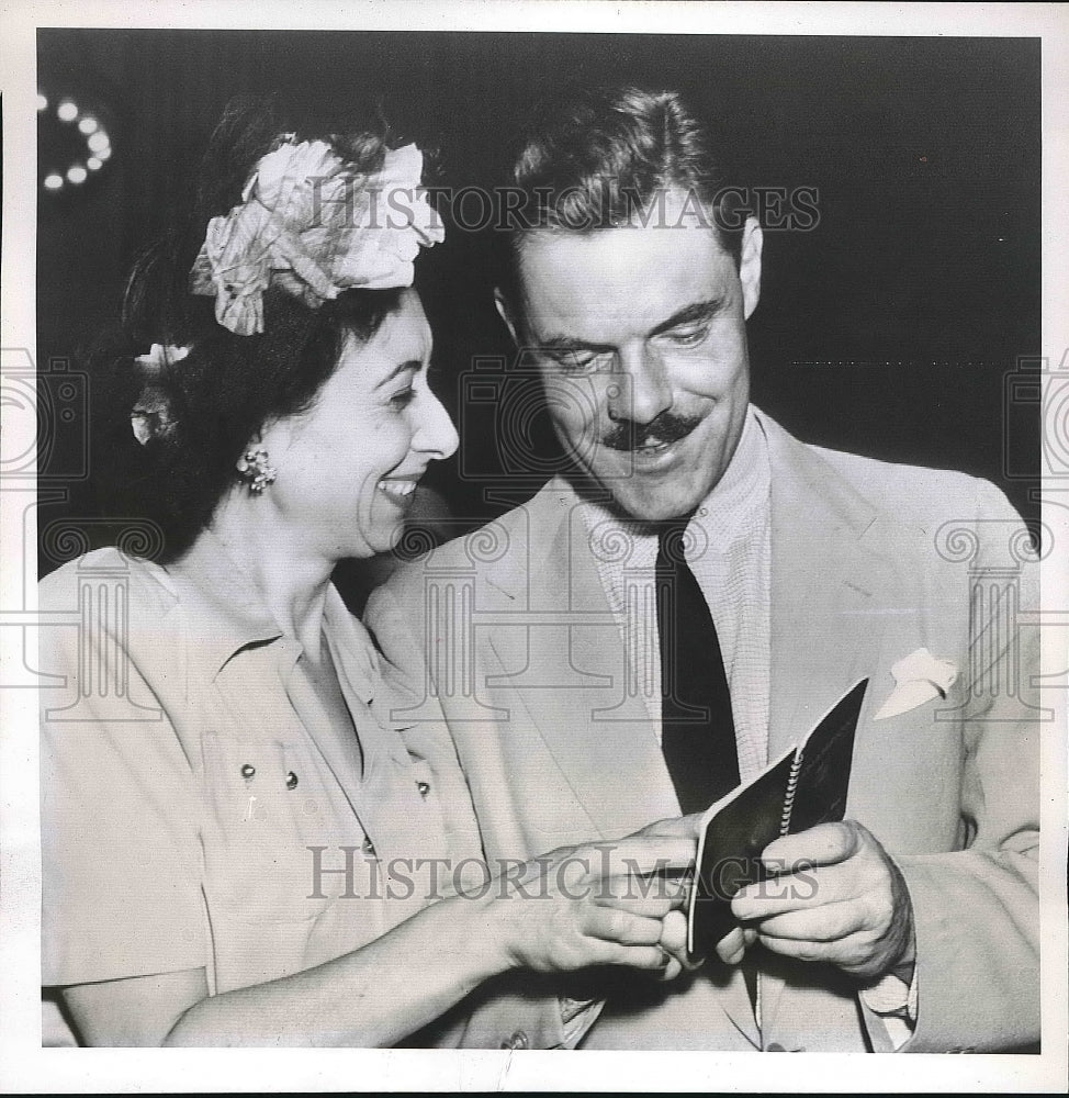 1948 Robert T Miller Former State Dept Employee & Wife Jennie Levy - Historic Images