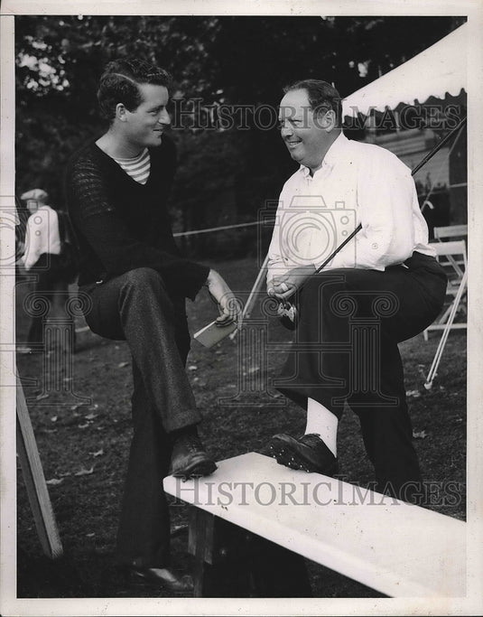 1936 Suffern Tailer Save Herron Golfers  - Historic Images