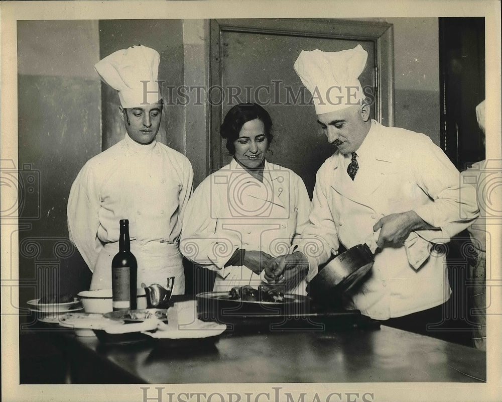 1931 Press Photo Marsha Wheeler and M. Pierre Berard - nea63042-Historic Images