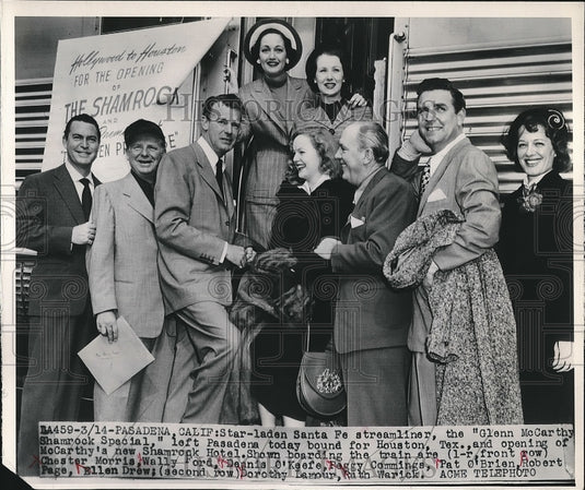 1949 Dennis O'Keefe,Peggy Commings,Pat O'Brien & Robert Page - Historic Images
