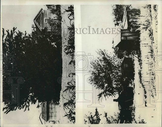 1934 View Of House & Shack Involved In Marietta Bishop Mystery - Historic Images