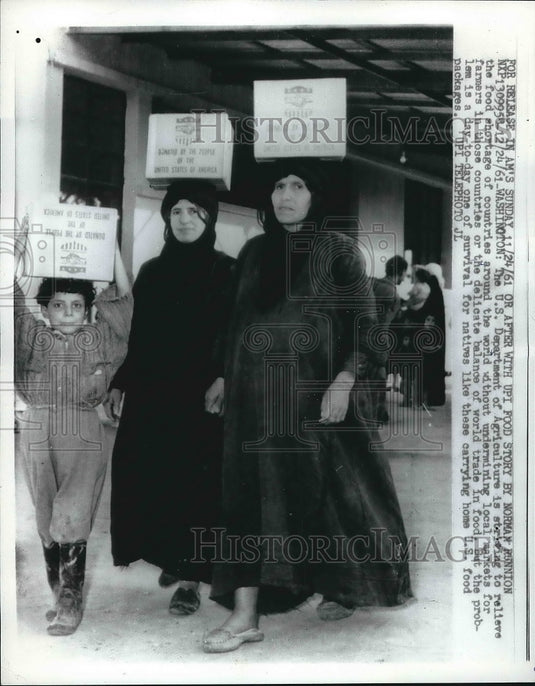 1961 US Department of Agriculture US Relief  - Historic Images