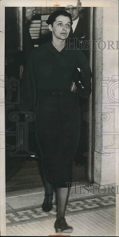 1936 Mrs. Edith Liggett at trial  - Historic Images