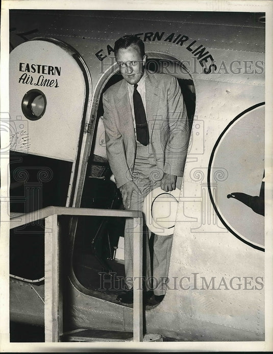 1937 Press Photo HM Hamilton Detroit Eastern Air Line Plane Crash - nea63895 - Historic Images
