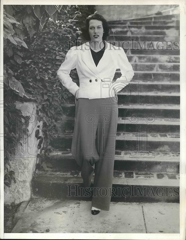 1933 Press Photo Antoinette Johnson Daughter Of Mr. &amp; Mrs. Frederick Johnson-Historic Images