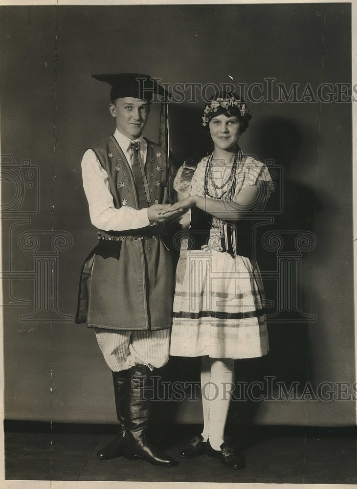 1927 Press Photo Henry Lwolinski and Gleanov Kucewicz - Historic Images