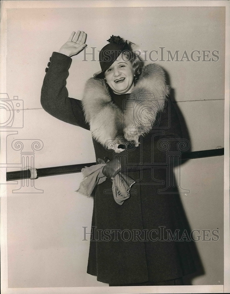 1936 Press Photo Mrs Irene Jessner of Metropolitan Opera - nea63966 - Historic Images