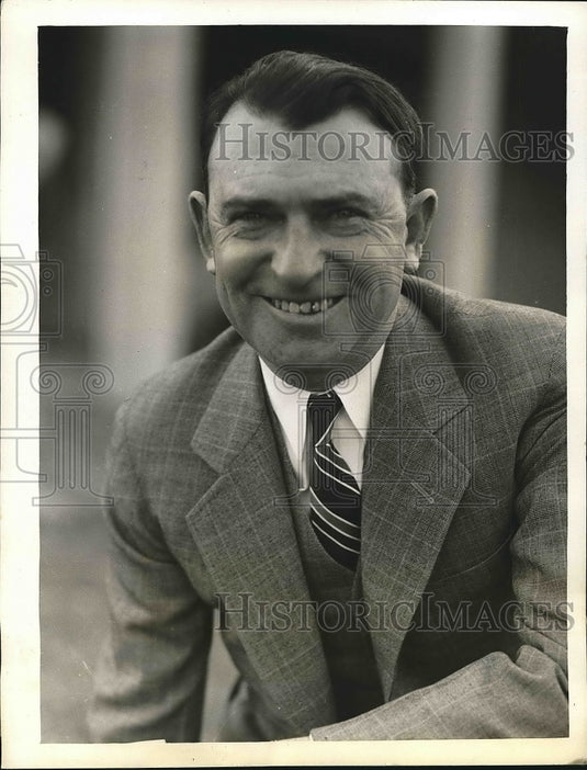 1934 Press Photo William Kyne Manages California's Bay Meadow Race Track - Historic Images