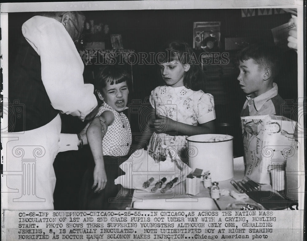 1955 1st and 2nd Grade Chicago Students  - Historic Images