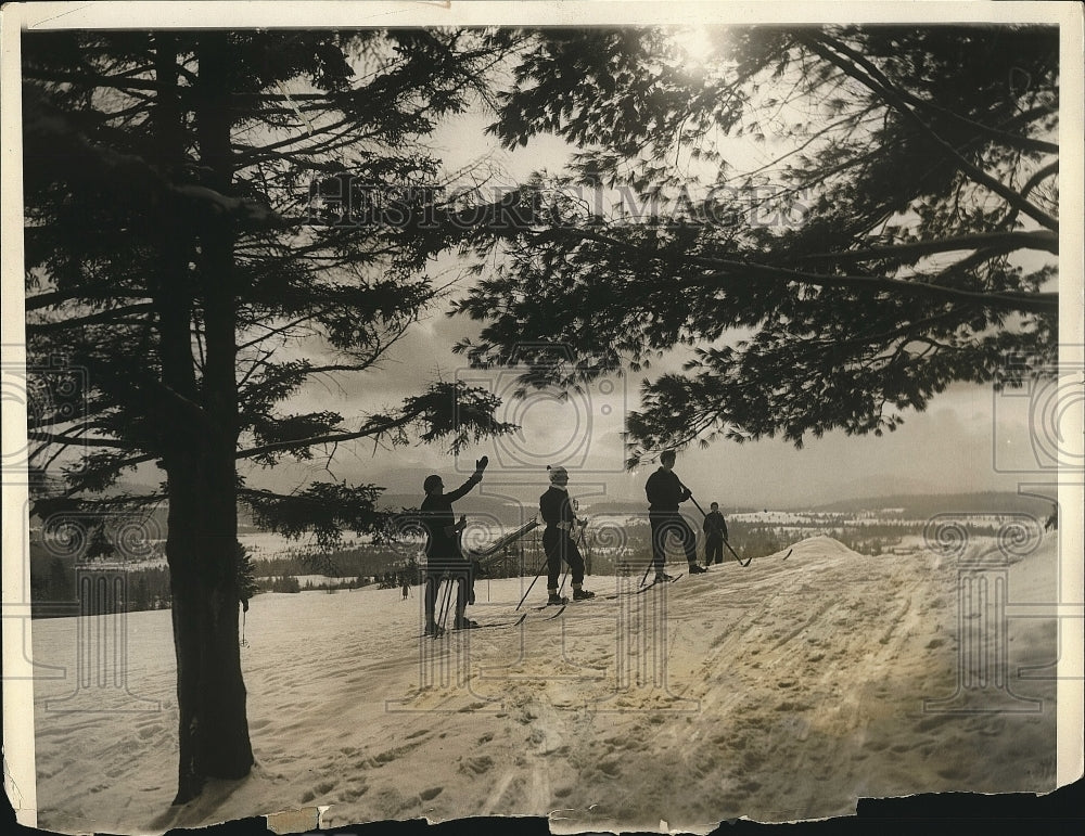 1931 Press Photo Scenic View of Lake Placid in NY - nea64306 - Historic Images