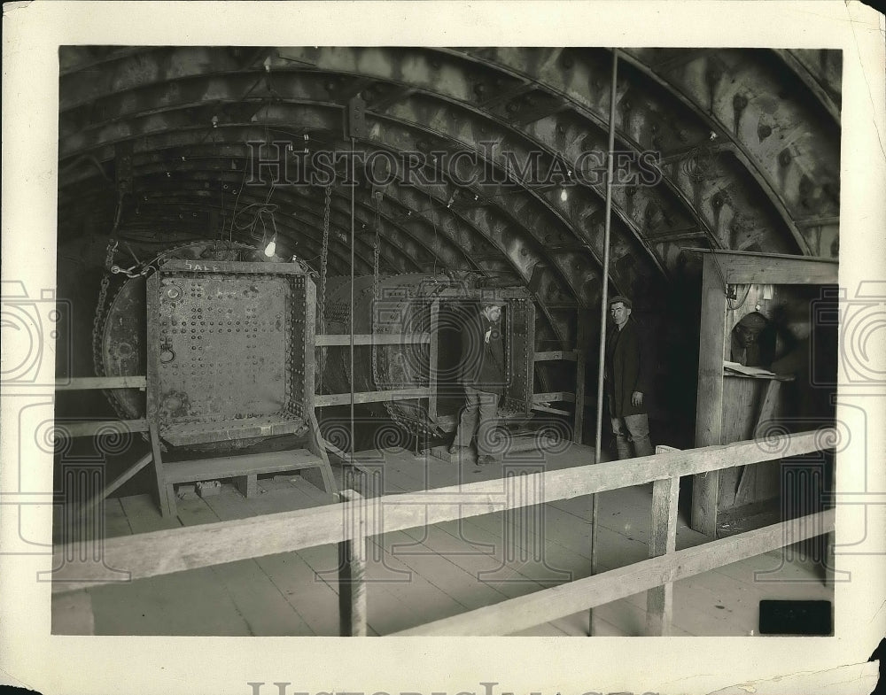 1928 Press Photo View Of Hudson River Tunnel - nea64367 - Historic Images