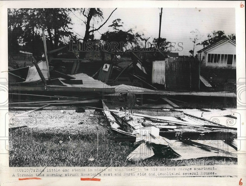 Press Photo Tornado damage, Houston, Texas - nea64382-Historic Images