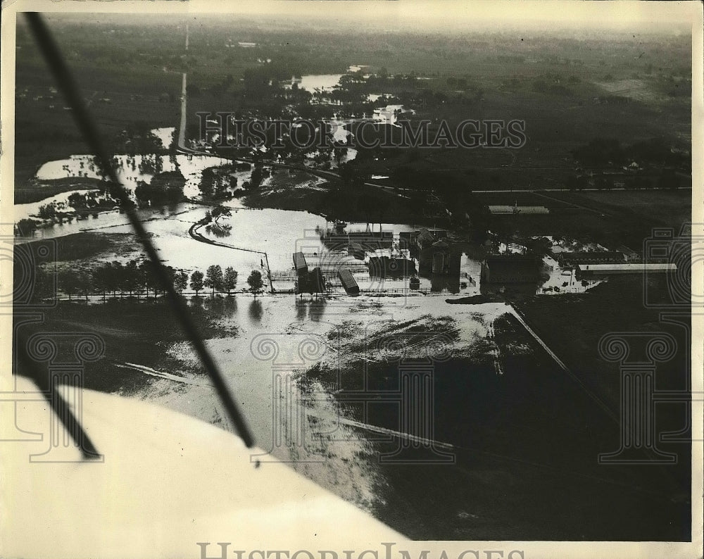 1933 Press Photo flood waters in Harrison County, Ohio - nea64461 - Historic Images