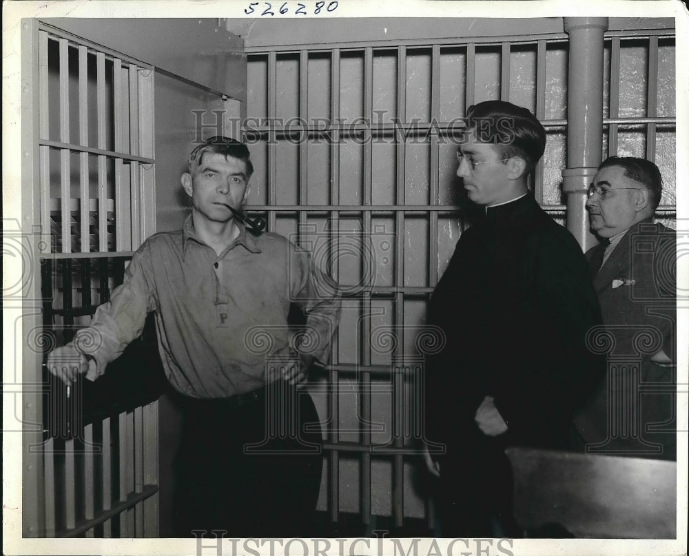 1939 Paul Ferry Convicted Wife Murderer Electric Chair  - Historic Images