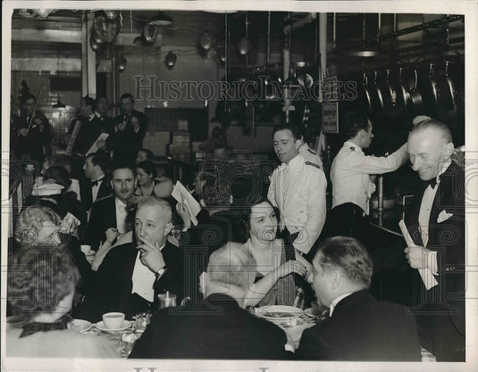 1938 Savoy Plaza Hotel New Years Celebration New York City - Historic Images