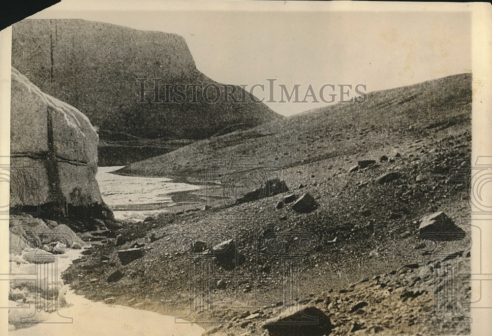 1927 Press Photo South Polar Continent Taylor Glacier Lake Bonney - nea64514 - Historic Images