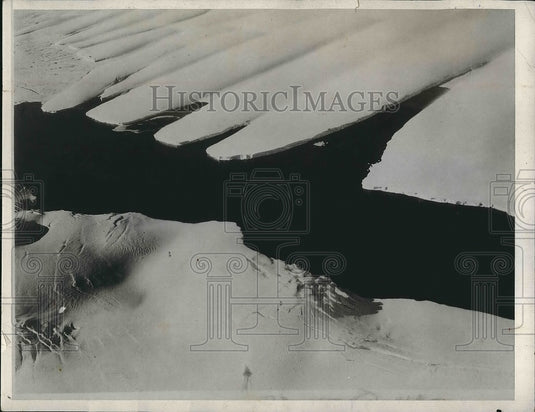 1933 Taylor Glacier Antarctica Lake Benney Expedition  - Historic Images
