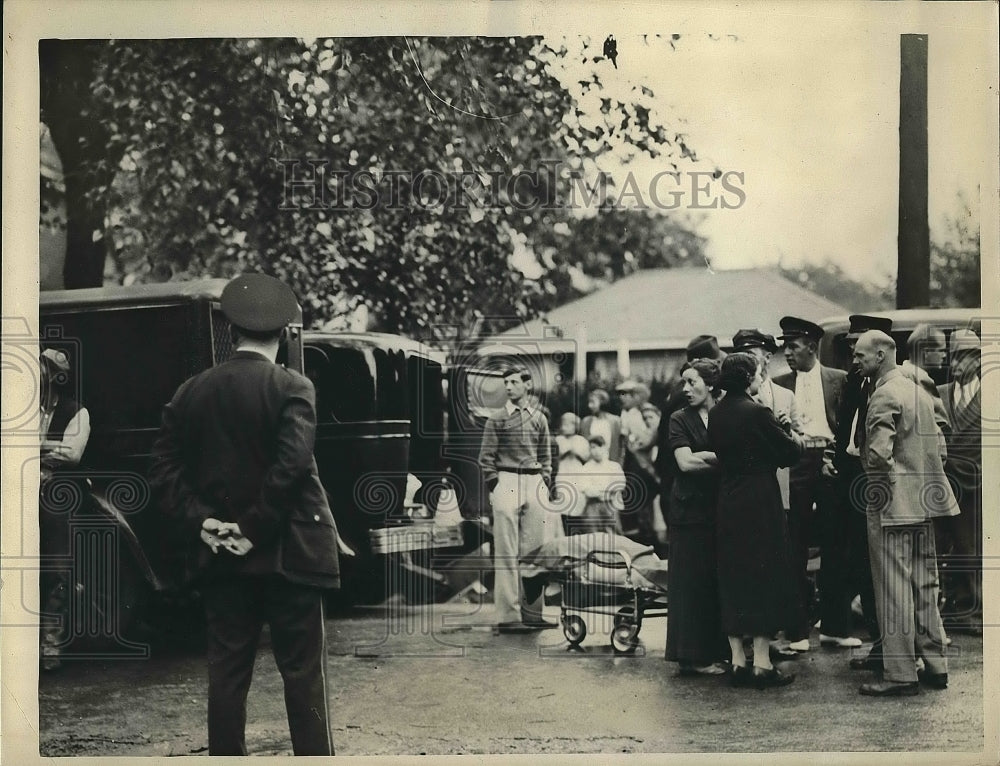 1934 Press Photo Columbus Ohio Ambulance Accidents - Historic Images