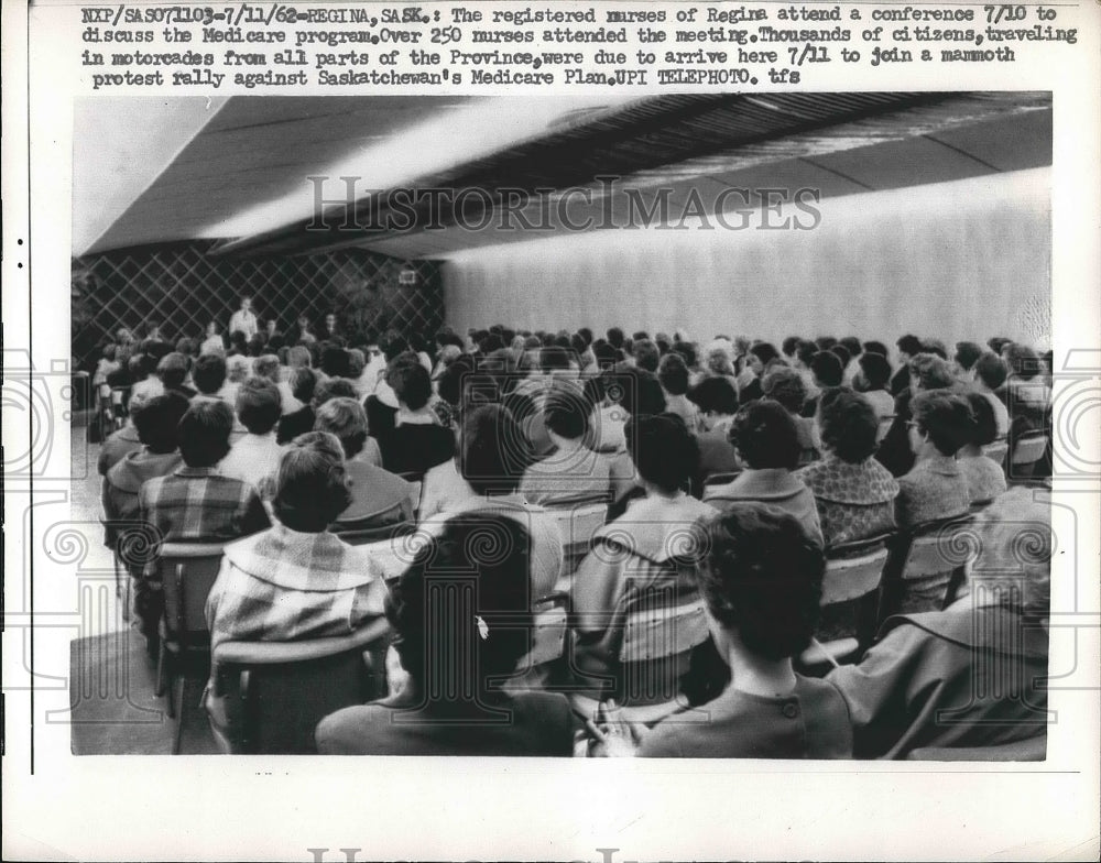 1962 Press Photo Medicare Registered Nurses Conference Province - nea64631 - Historic Images