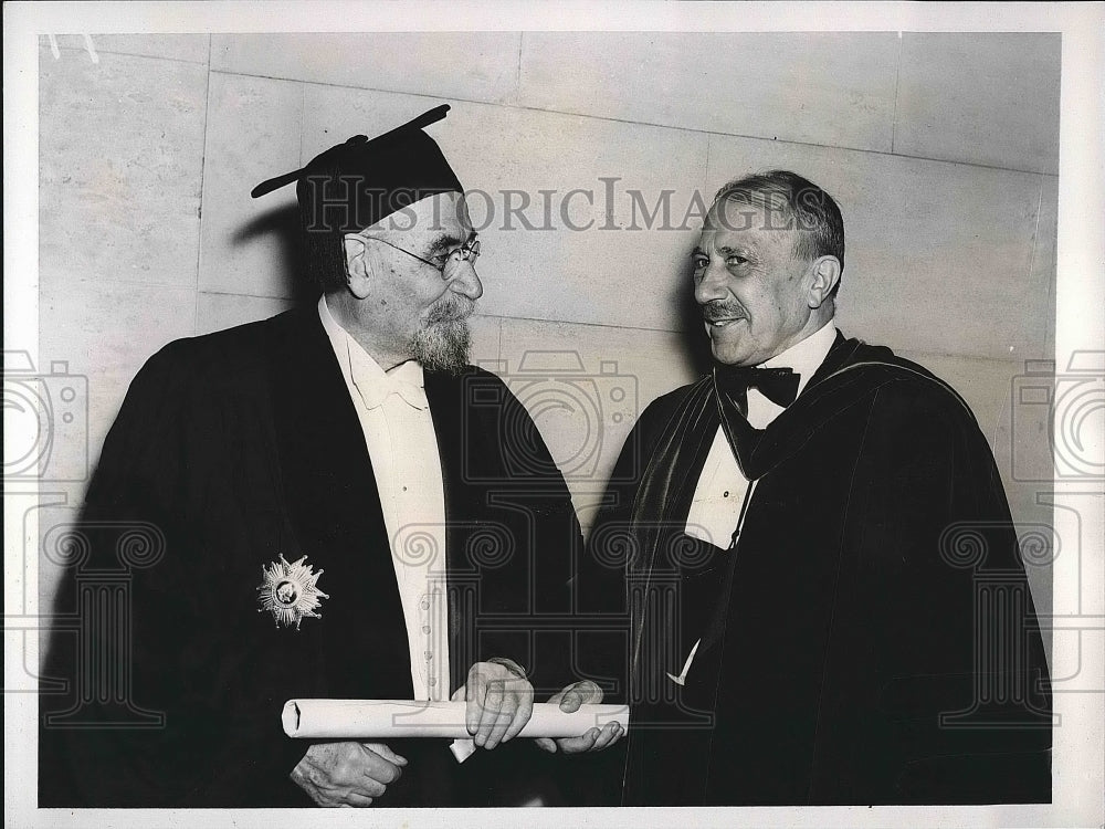 1938 Press Photo Dr Thomas S Gates University Of Pennsylvania Louis Martin - Historic Images